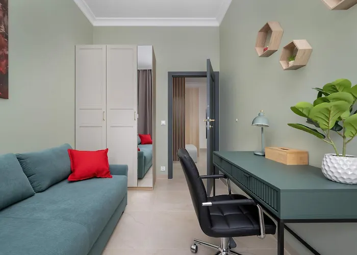 Διαμέρισμα Exclusive In With 2 Parking Spaces, Desk And Air Conditioned Living By Renters Prestige Βρότσλαβ